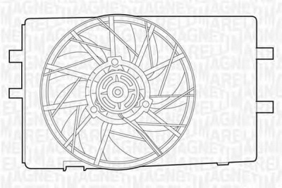 MAGNETI MARELLI 069422325010 -  Вентилятор, охлаждение двигателя
